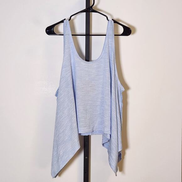 PEACH LOVE Baby Blue Oversized Tank, Size Large - Picture 12 of 12